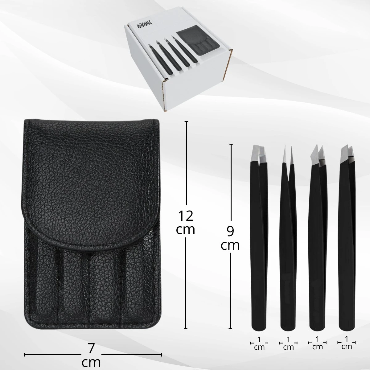 AdroitGoods Pincet Epileer Set - 4 Delig 10 AdroitGoods Pincet Epileer Set - 4 Delig - Afbeelding 8