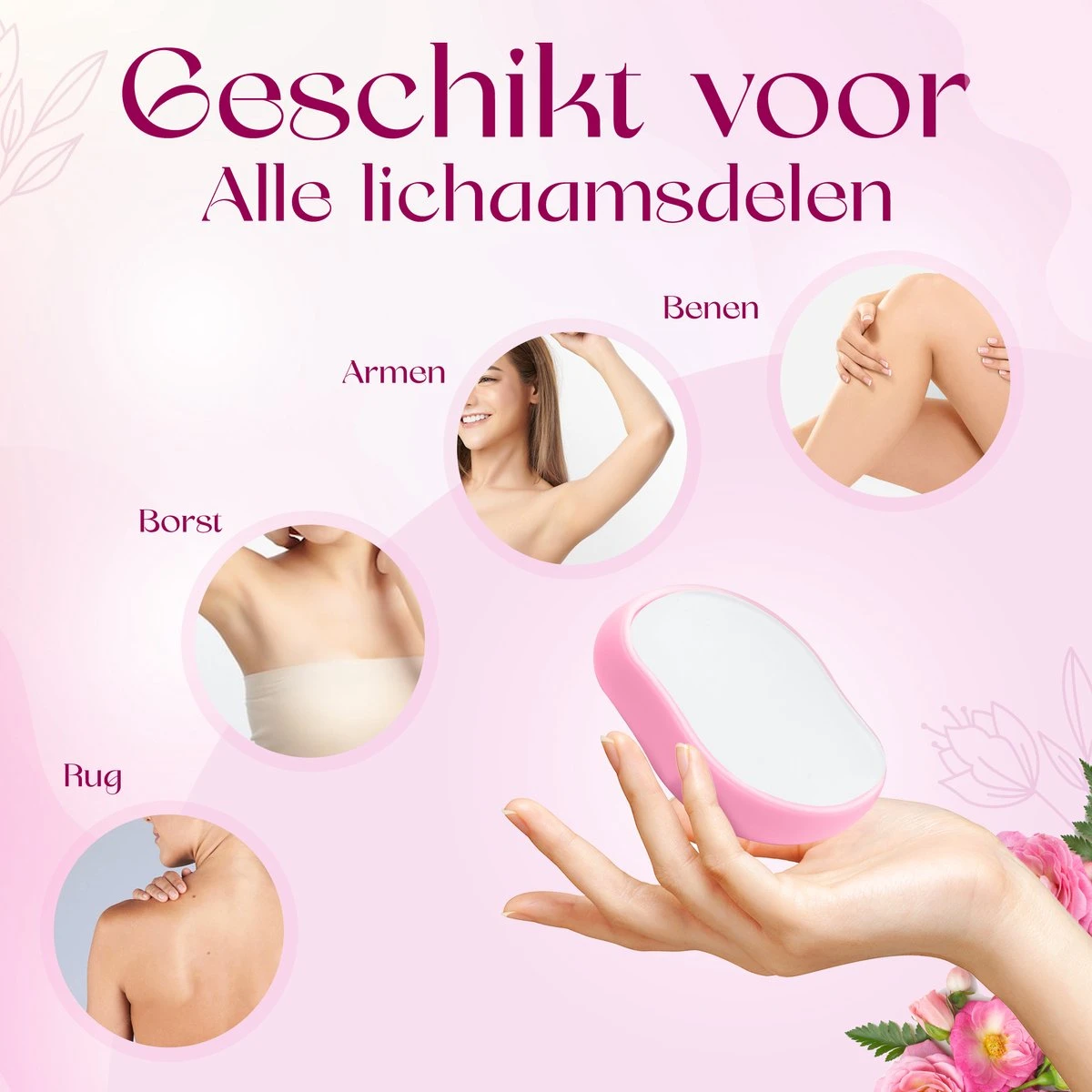 Agellic® Crystal Hair Removal – Hair Remover – Crystal Hair Remover – TikTok – Scrubi – Pijnloze Epilator – Scrubbi – Kristalpad – Haarverwijderaar Voor Vrouwen – Crystal Hair Eraser – Roze 8 Agellic® Crystal Hair Removal – Hair Remover – Crystal Hair Remover – TikTok – Scrubi – Pijnloze Epilator – Scrubbi – Kristalpad – Haarverwijderaar Voor Vrouwen – Crystal Hair Eraser – Roze - Afbeelding 6