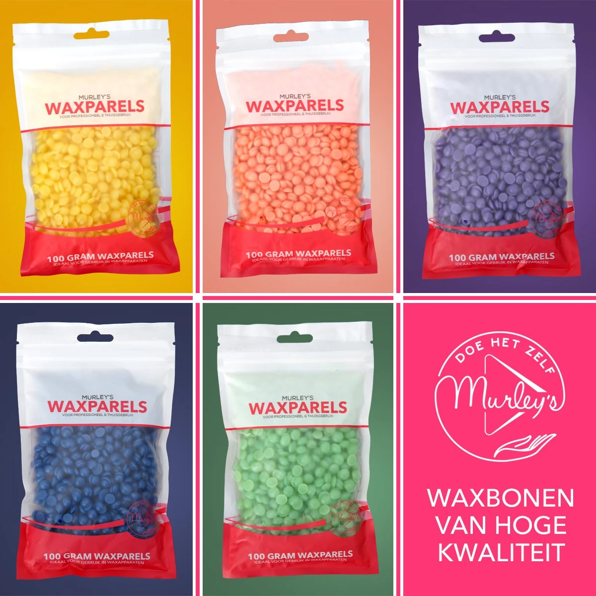 MURLEY'S Wax Apparaat Ontharing Set Incl. 500 Gram Waxbonen, Pre En Afterspray En 30 Houten Spatels Voor Lichaam En Gezicht. 4 MURLEY'S Wax Apparaat Ontharing Set Incl. 500 Gram Waxbonen, Pre En Afterspray En 30 Houten Spatels Voor Lichaam En Gezicht. - Afbeelding 2