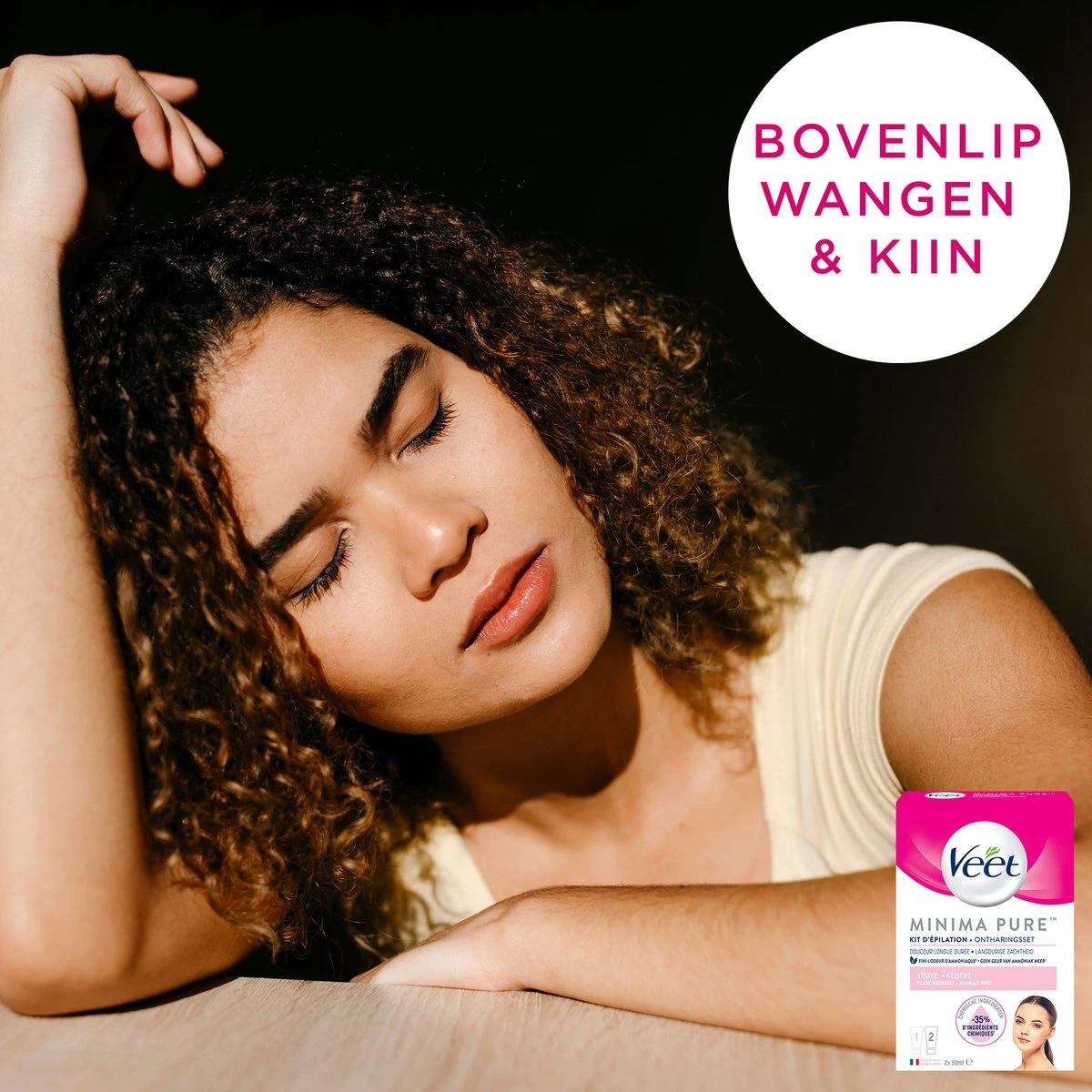 Veet - 450ml Ontharingscreme - Gevoelig 1x400ml - Gezicht Minima 1x50ml - Voordeelverpakking 7 Veet - 450ml Ontharingscreme - Gevoelig 1x400ml - Gezicht Minima 1x50ml - Voordeelverpakking - Afbeelding 5