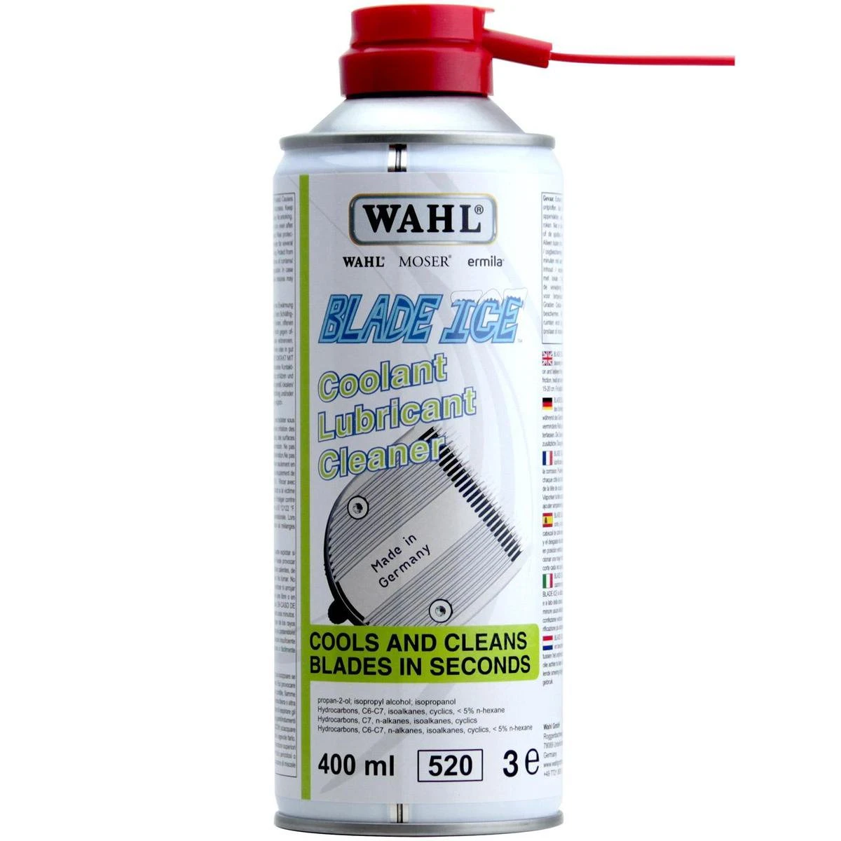Moser Wahl Blade Ice Spray - 400 Ml 3 Moser Wahl Blade Ice Spray - 400 Ml