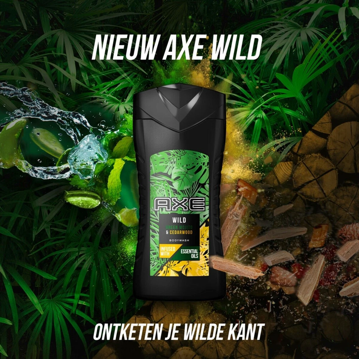 Axe Green Mojito & Cedarwood Douchegel - 6 X 250 Ml - Voordeelverpakking 12 Axe Green Mojito & Cedarwood Douchegel - 6 X 250 Ml - Voordeelverpakking - Afbeelding 10