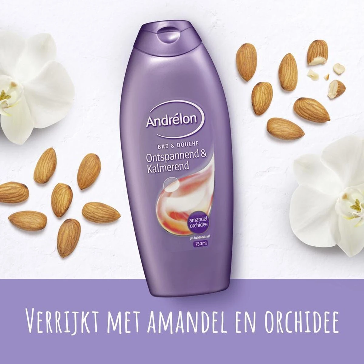 Andrélon Ontspannend & Kalmerend Bad & Douchegel - 6 X 750 Ml - Voordeelverpakking 11 Andrélon Ontspannend & Kalmerend Bad & Douchegel - 6 X 750 Ml - Voordeelverpakking - Afbeelding 9