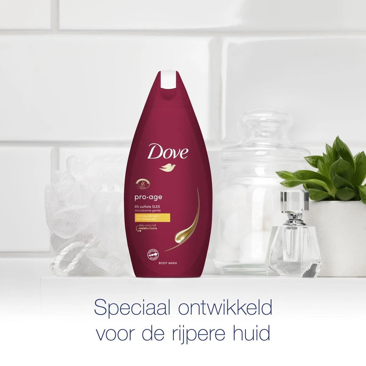Dove Pro Age Douchegel - 6 X 450 Ml - Voordeelverpakking 6 Dove Pro Age Douchegel - 6 X 450 Ml - Voordeelverpakking - Afbeelding 4