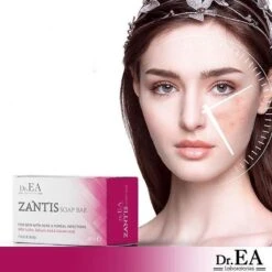 Dr EA Laboratories | Zantis | Medische Zeep Voor Gezicht En Lichaam | Voor Acne En Schimmelinfecties | Handzeep | Zwavel | Salicylzuur | Glycolzuur | Geel | Blok | 80 GR -Lichaamsverzorging Winkel 1200x1200 2026