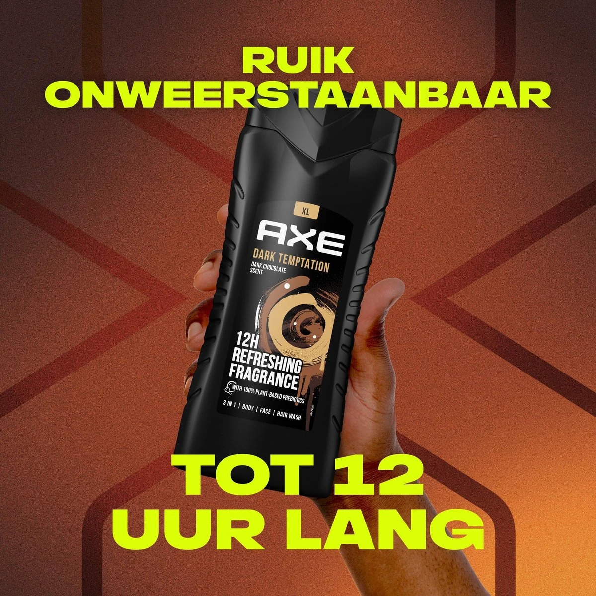 Axe Dark Temptation Douchegel - 6 X 400 Ml - Voordeelverpakking 6 Axe Dark Temptation Douchegel - 6 X 400 Ml - Voordeelverpakking - Afbeelding 4