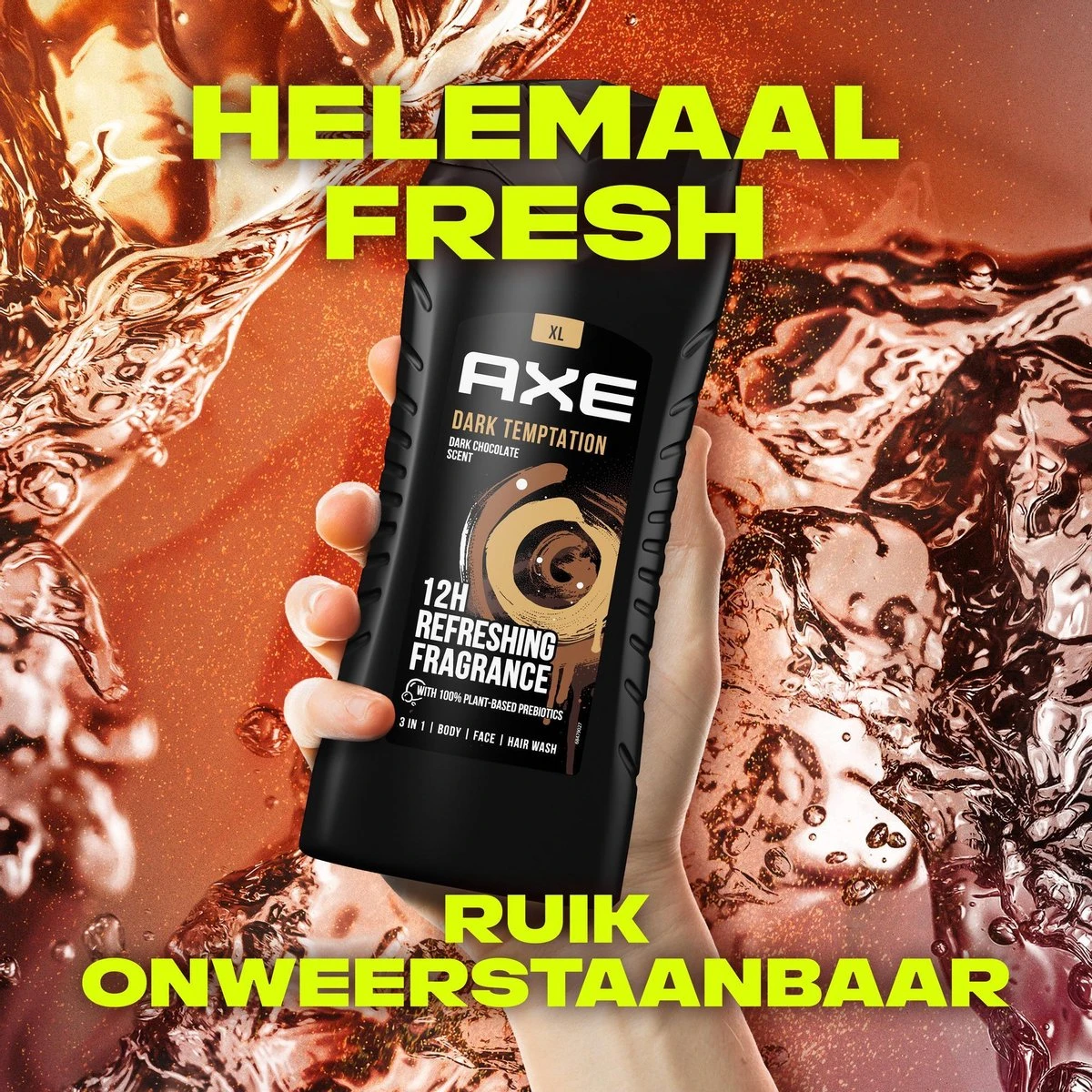 Axe Dark Temptation Douchegel - 6 X 400 Ml - Voordeelverpakking 7 Axe Dark Temptation Douchegel - 6 X 400 Ml - Voordeelverpakking - Afbeelding 5