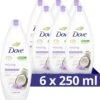 Dove Kokosmelk & Jasmijnblaadjes Relaxing Douchegel - Voordeelverpakking - 6 X 250 Ml 2 Dove Kokosmelk & Jasmijnblaadjes Relaxing Douchegel - Voordeelverpakking - 6 X 250 Ml -Lichaamsverzorging Winkel 1200x1200 2186