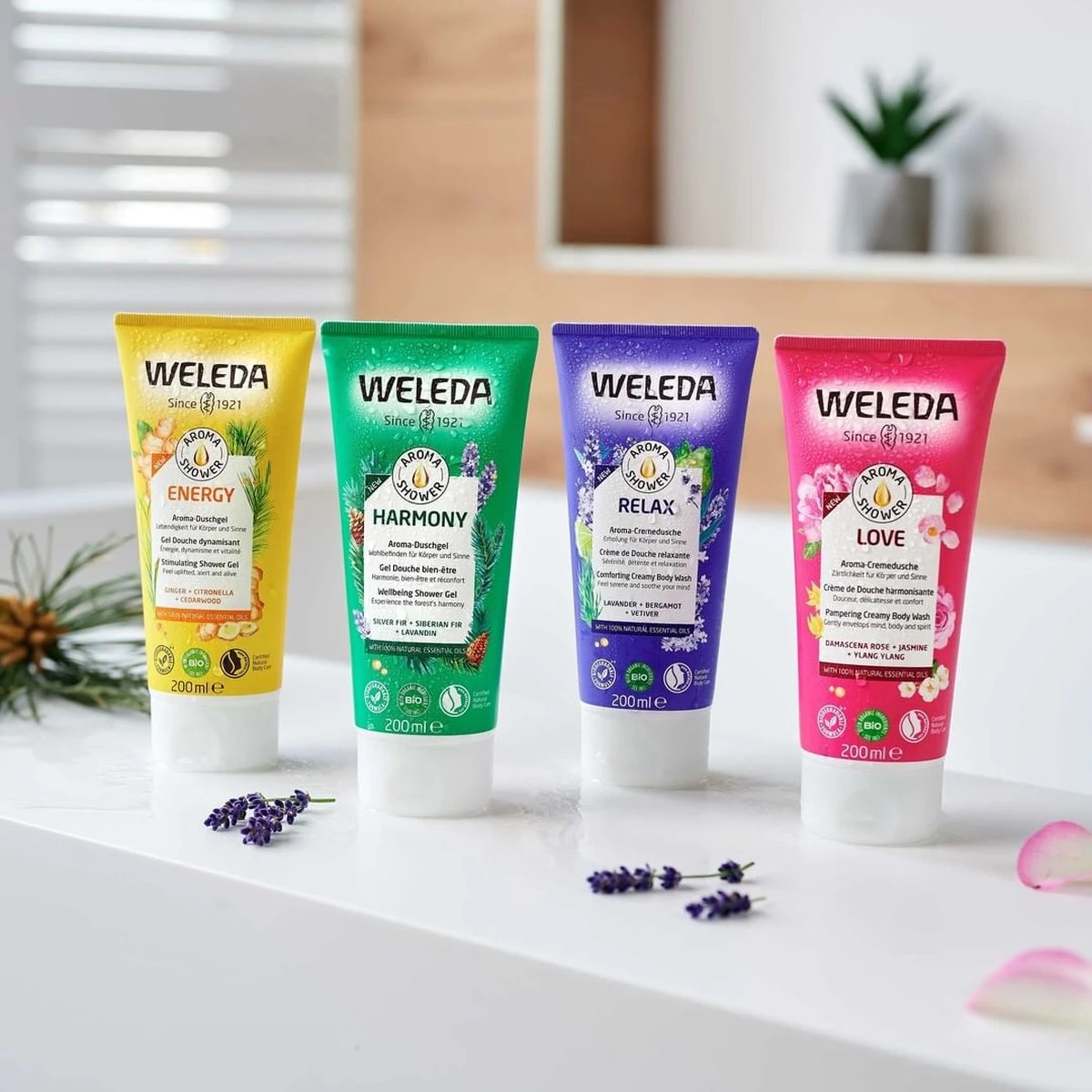 Weleda Aroma Shower Harmony Douchegel 4 Weleda Aroma Shower Harmony Douchegel - Afbeelding 2
