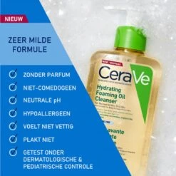 CeraVe - Hydrating Foaming Oil Cleanser - Voor Normale Tot Droge Huid - 236ml 17 CeraVe - Hydrating Foaming Oil Cleanser - Voor Normale Tot Droge Huid - 236ml -Lichaamsverzorging Winkel 1200x1200 2308