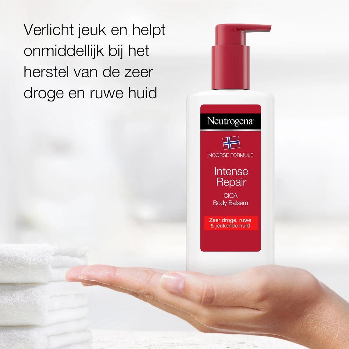 Neutrogena Intense Repair, Intensief Herstellende CICA Body Balsem, Noorse Formule, Hydraterende Bodylotion Voor De Zeer Droge, Ruwe En Jeukende Huid 2 X 250 Ml 9 Neutrogena Intense Repair, Intensief Herstellende CICA Body Balsem, Noorse Formule, Hydraterende Bodylotion Voor De Zeer Droge, Ruwe En Jeukende Huid 2 X 250 Ml - Afbeelding 7