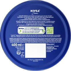 NIVEA Crème - 4 X 400 Ml - Bodycrème 8 NIVEA Crème - 4 X 400 Ml - Bodycrème -Lichaamsverzorging Winkel 1200x1200 2407
