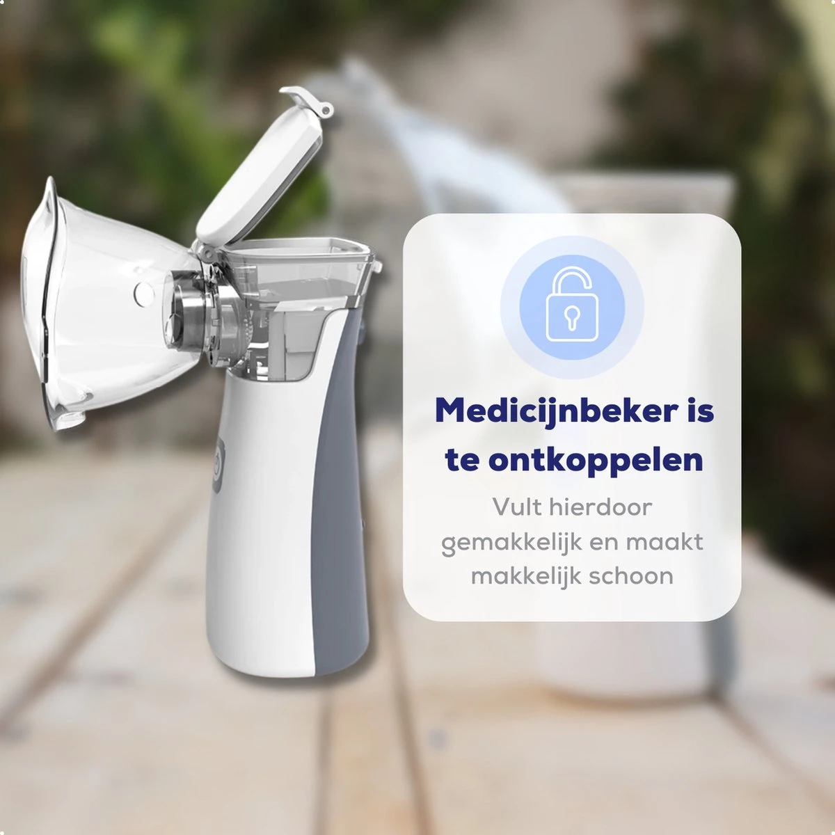 Aerosoltoestel Met 3 Mondstukken - Nebulizer Inhalator - Aerosoltoestel Kinderen, Volwassenen En Baby's - Vernevelaar Inhalator - Gezichtsstomer - Helpt Tegen Luchtwegaandoeningen 11 Aerosoltoestel Met 3 Mondstukken - Nebulizer Inhalator - Aerosoltoestel Kinderen, Volwassenen En Baby's - Vernevelaar Inhalator - Gezichtsstomer - Helpt Tegen Luchtwegaandoeningen - Afbeelding 9