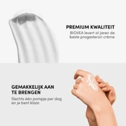 Biovea – Natuurlijke Progesteron Crème – Vermindert Opvliegers, Symptomen Van PMS En Normaliseert Menstruatiecycli – Bouwsteen Voor De Belangrijkste Hormonen – Verhoogt Het Gevoel Van Welzijn – 45 Dagen Voorraad (59 Ml.) -Lichaamsverzorging Winkel 1200x1200 2540