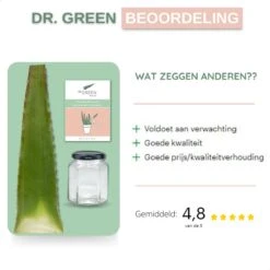 Dr. Green® 1x- Aloë Vera Blad - MAAK GEL IN 3 MINUTEN - 100% Puur - Biologisch 21 Dr. Green® 1x- Aloë Vera Blad - MAAK GEL IN 3 MINUTEN - 100% Puur - Biologisch -Lichaamsverzorging Winkel 1200x1200 2567