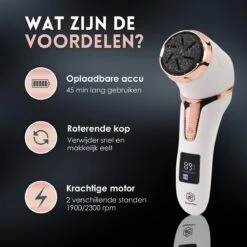Beeperfect® Elektrische Eeltverwijderaar Met Stofzuigsysteem - Voetvijl - Eeltvijl - IPX7 Waterdicht - Gratis Pedicure Set -Lichaamsverzorging Winkel 1200x1200 339