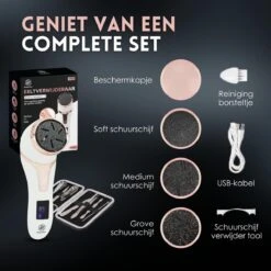 Beeperfect® Elektrische Eeltverwijderaar Met Stofzuigsysteem - Voetvijl - Eeltvijl - IPX7 Waterdicht - Gratis Pedicure Set -Lichaamsverzorging Winkel 1200x1200 343