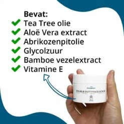 Double Duty Face Scrub - Gezichtsscrub Mannen - Reinigingsscrubs - 100 Ml -Lichaamsverzorging Winkel 1200x1200 421