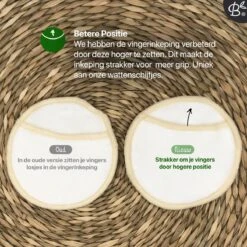 16 Herbruikbare Wattenschijfjes + Bamboe Houder - 12x Dagelijks 4x Scrub 4 Laags - Wasbare Wattenschijfjes Makeup Pads Zero Waste 28 16 Herbruikbare Wattenschijfjes + Bamboe Houder - 12x Dagelijks 4x Scrub 4 Laags - Wasbare Wattenschijfjes Makeup Pads Zero Waste -Lichaamsverzorging Winkel 1200x1200 435