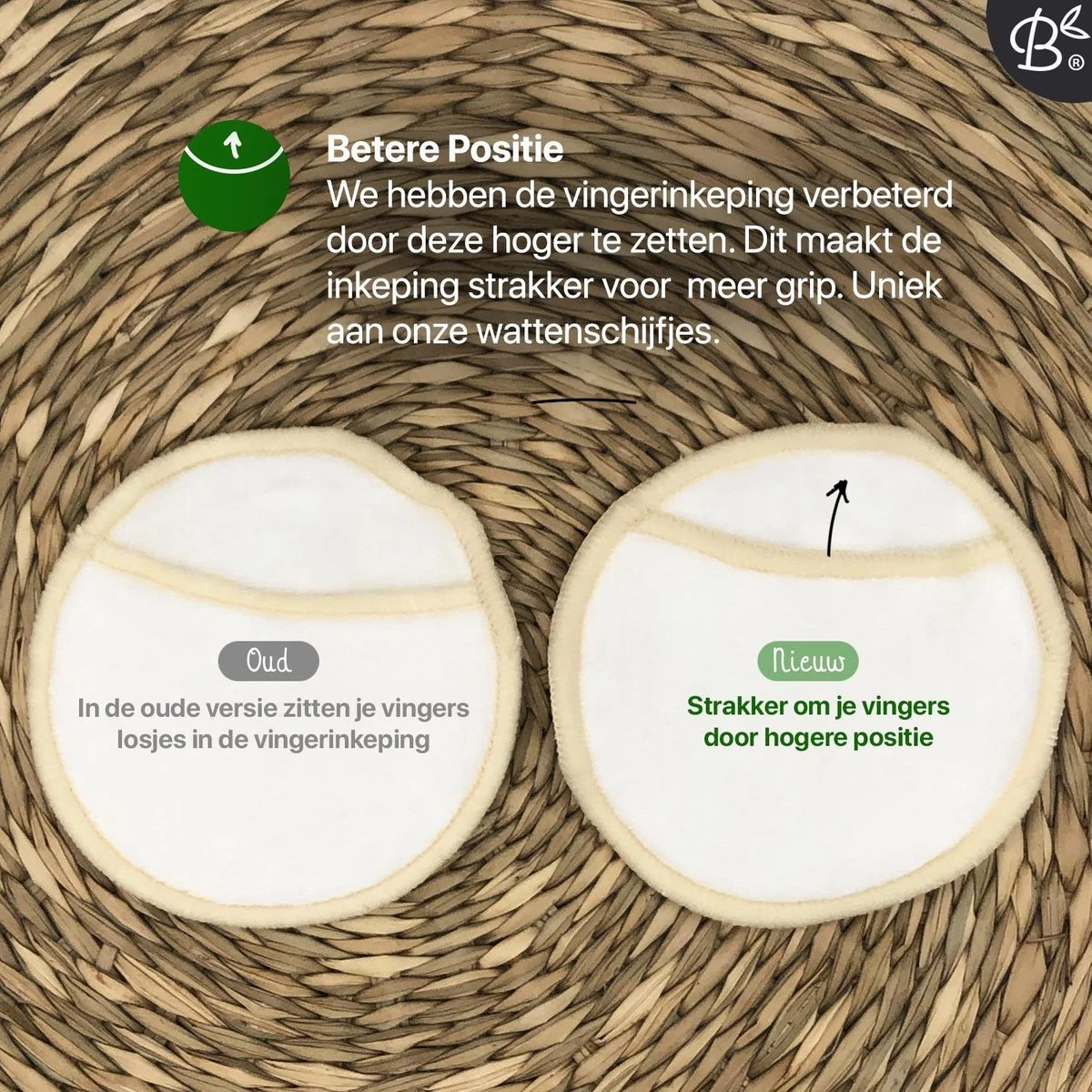 16 Herbruikbare Wattenschijfjes + Bamboe Houder - 12x Dagelijks 4x Scrub 4 Laags - Wasbare Wattenschijfjes Makeup Pads Zero Waste 12 16 Herbruikbare Wattenschijfjes + Bamboe Houder - 12x Dagelijks 4x Scrub 4 Laags - Wasbare Wattenschijfjes Makeup Pads Zero Waste - Afbeelding 10