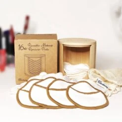 16 Herbruikbare Wattenschijfjes + Bamboe Houder - 12x Dagelijks 4x Scrub 4 Laags - Wasbare Wattenschijfjes Makeup Pads Zero Waste 30 16 Herbruikbare Wattenschijfjes + Bamboe Houder - 12x Dagelijks 4x Scrub 4 Laags - Wasbare Wattenschijfjes Makeup Pads Zero Waste -Lichaamsverzorging Winkel 1200x1200 437