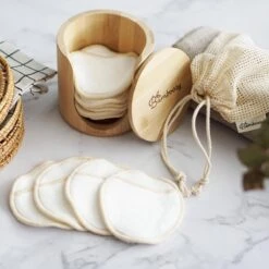 16 Herbruikbare Wattenschijfjes + Bamboe Houder - 12x Dagelijks 4x Scrub 4 Laags - Wasbare Wattenschijfjes Makeup Pads Zero Waste 33 16 Herbruikbare Wattenschijfjes + Bamboe Houder - 12x Dagelijks 4x Scrub 4 Laags - Wasbare Wattenschijfjes Makeup Pads Zero Waste -Lichaamsverzorging Winkel 1200x1200 439