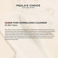 Paula's Choice CLEAR Gel Gezichtsreiniger - Met Salicylzuur - Alle Huidtypen & Acne Huid - 177 Ml 7 Paula's Choice CLEAR Gel Gezichtsreiniger - Met Salicylzuur - Alle Huidtypen & Acne Huid - 177 Ml -Lichaamsverzorging Winkel 1200x1200 474