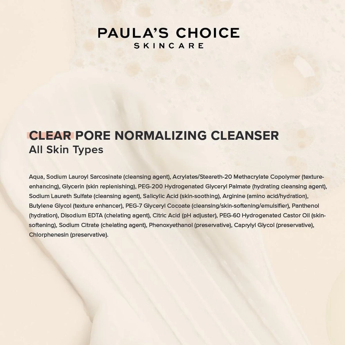 Paula's Choice CLEAR Gel Gezichtsreiniger - Met Salicylzuur - Alle Huidtypen & Acne Huid - 177 Ml 5 Paula's Choice CLEAR Gel Gezichtsreiniger - Met Salicylzuur - Alle Huidtypen & Acne Huid - 177 Ml - Afbeelding 3