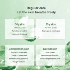 MENGSIQI - Green Mask Stick - Huidverzorging - Gezichtsmasker - Kleimasker - Mee Eters & Acne Verwijderen - Acne Verzorging - Vette Huid - Mee-eter Verwijderaar - Poriën Reiniger -Blackhead - Unisex - Verzachtend -Verkoelend - Dermatologisch Getest -Lichaamsverzorging Winkel 1200x1200 545