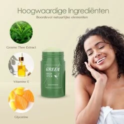 Green Mask Stick | Gezichtsmasker | Mee Eters Verwijderen | Blackhead Remover | De Originele Green Mask Stick | Groene Thee | Huidverzorging | -Lichaamsverzorging Winkel 1200x1200 593