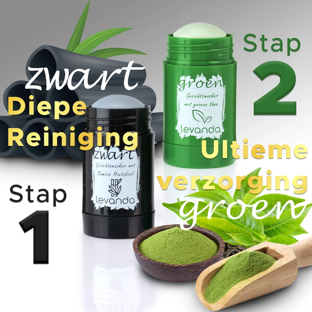 Levanda Reinigende En Verzorgende Gezichtsmasker Set Met Groene Thee Masker En Bamboe Houtskool Klei Masker - Mee Eters Verwijderen Blackhead Remover Mask - Green Tea Mask Stick Charcoal Clay Mask Green Stick Green Mask Facial Mask 7 Levanda Reinigende En Verzorgende Gezichtsmasker Set Met Groene Thee Masker En Bamboe Houtskool Klei Masker - Mee Eters Verwijderen Blackhead Remover Mask - Green Tea Mask Stick Charcoal Clay Mask Green Stick Green Mask Facial Mask - Afbeelding 5