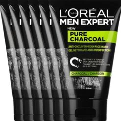 L’Oréal Paris Men Expert Pure Charcoal Gezichtsreiniging - 6 X 100 Ml - Voordeelverpakking -Lichaamsverzorging Winkel 1200x1200 651