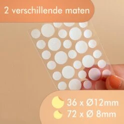 Palm Cosmetics® Pimple Patch - Acne Patch - Puisten Verwijderaar - Puisten Pleister - Acne Pleister - Acne Sticker - Puistjes Verwijderen - 108 Stuks -Lichaamsverzorging Winkel 1200x1200 670
