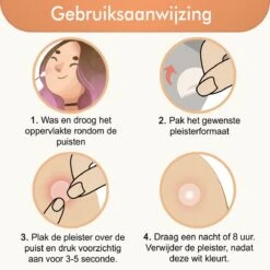 Palm Cosmetics® Pimple Patch - Acne Patch - Puisten Verwijderaar - Puisten Pleister - Acne Pleister - Acne Sticker - Puistjes Verwijderen - 108 Stuks -Lichaamsverzorging Winkel 1200x1200 673