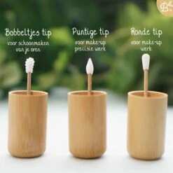 Bamboozy 4x Herbruikbare Wattenstaafjes Bamboe Met Bamboehouder Wasbare Oorstaafjes Oorstokjes Zero Waste Plastic Vrij Duurzaam -Lichaamsverzorging Winkel 1200x1200 693