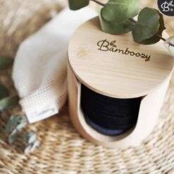 Bamboozy 16 Zwarte Herbruikbare Wattenschijfjes + Bamboe Houder 12x Dagelijks 4x Scrub 4 Laags Wasbare Wattenschijfjes Zero Waste 22 Bamboozy 16 Zwarte Herbruikbare Wattenschijfjes + Bamboe Houder 12x Dagelijks 4x Scrub 4 Laags Wasbare Wattenschijfjes Zero Waste -Lichaamsverzorging Winkel 1200x1200 701