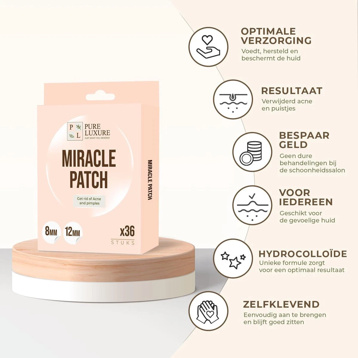 Pimple Patch 144 ST - Acne Patch - Acne - Acne Pleister - Pimple Patches - Puisten Verwijderaar 5 Pimple Patch 144 ST - Acne Patch - Acne - Acne Pleister - Pimple Patches - Puisten Verwijderaar - Afbeelding 3