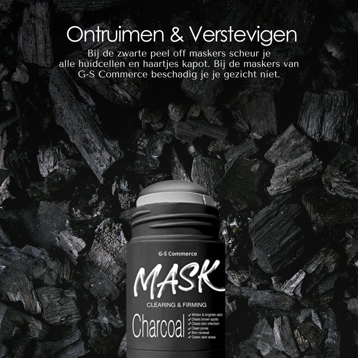 Mask Stick | Houtskool Klei Masker | Bekend Van De Green Mask Stick | Detox | Charcoal | Kleimasker | Gezichtsmasker | Blackhead Remover | Huidverzorging | Hydraterend | 7 Mask Stick | Houtskool Klei Masker | Bekend Van De Green Mask Stick | Detox | Charcoal | Kleimasker | Gezichtsmasker | Blackhead Remover | Huidverzorging | Hydraterend | - Afbeelding 5