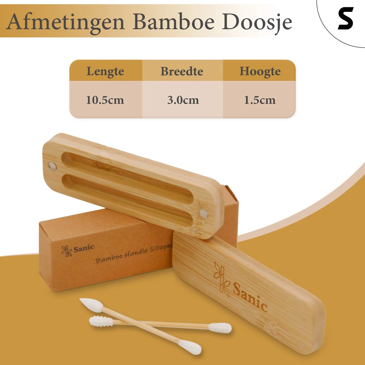 Sanic Herbruikbare Wattenstaafjes Bamboe Met Bamboehouder Wasbare Oorstaafjes Oorstokjes Herbruikbaar Duurzaam Zero-Waste Plastic Vrij - 2 Stuks 7 Sanic Herbruikbare Wattenstaafjes Bamboe Met Bamboehouder Wasbare Oorstaafjes Oorstokjes Herbruikbaar Duurzaam Zero-Waste Plastic Vrij - 2 Stuks - Afbeelding 5
