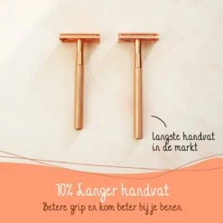 Bamboozy Safety Razor RVS + 20 Scheermesjes Rose Gold Goud Voor Vrouwen Dames Zero Waste Duurzaam Scheermesje Veiligheidsscheermes 17 Bamboozy Safety Razor RVS + 20 Scheermesjes Rose Gold Goud Voor Vrouwen Dames Zero Waste Duurzaam Scheermesje Veiligheidsscheermes -Lichaamsverzorging Winkel 1200x1200 914