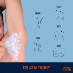 NO HAIR CREW - Ontharingscreme Mannen - Lichaam - Men - Ontharing Mannen -Lichaamsverzorging Winkel 1200x1200 926