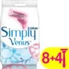 Gillette Venus Simply 3-8+4 Stuks-Wegwerpmesjes 1 Gillette Venus Simply 3-8+4 Stuks-Wegwerpmesjes -Lichaamsverzorging Winkel 1200x1200 942