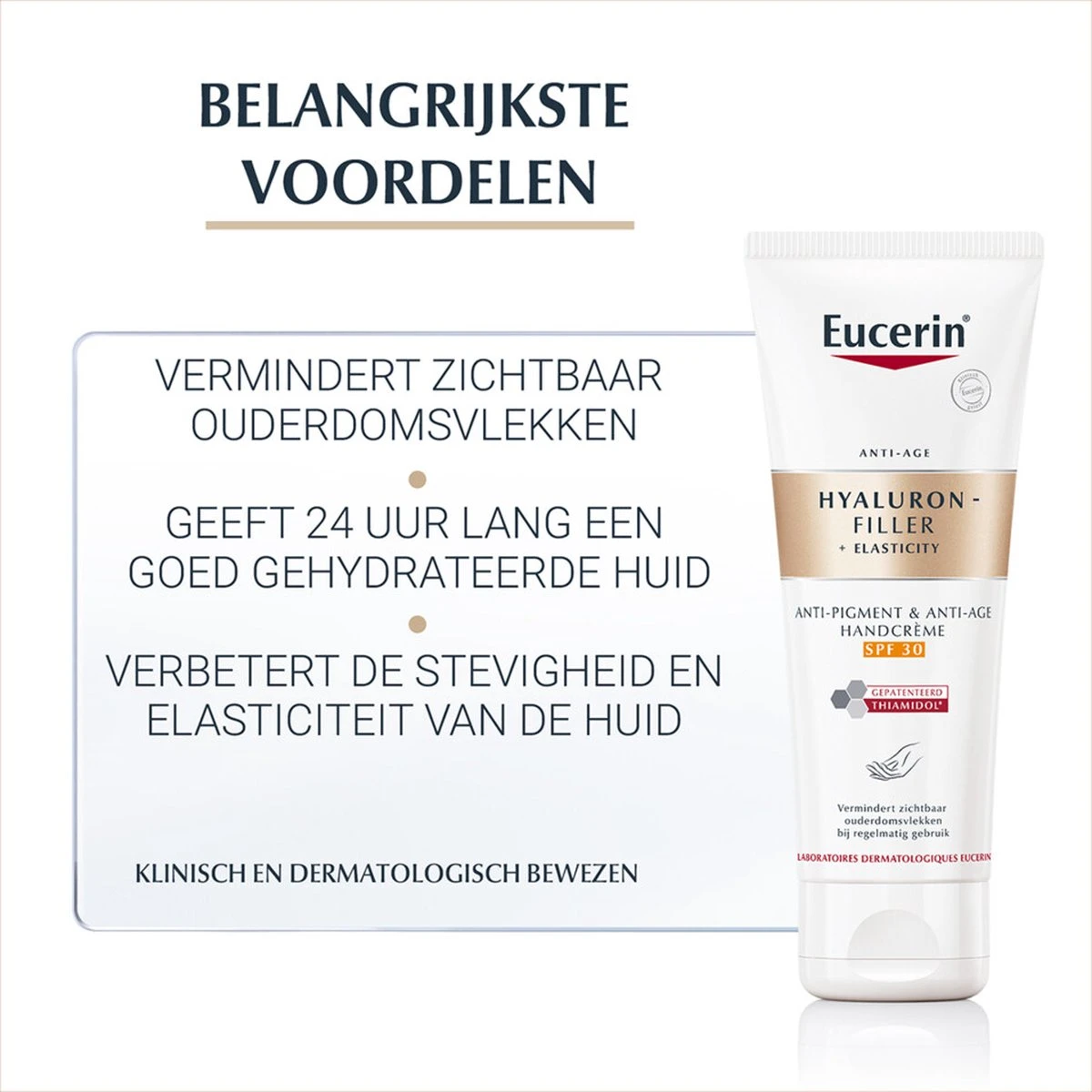 Eucerin Hyaluron-Filler + Elasticity Handcrème SPF30 4 Eucerin Hyaluron-Filler + Elasticity Handcrème SPF30 - Afbeelding 2