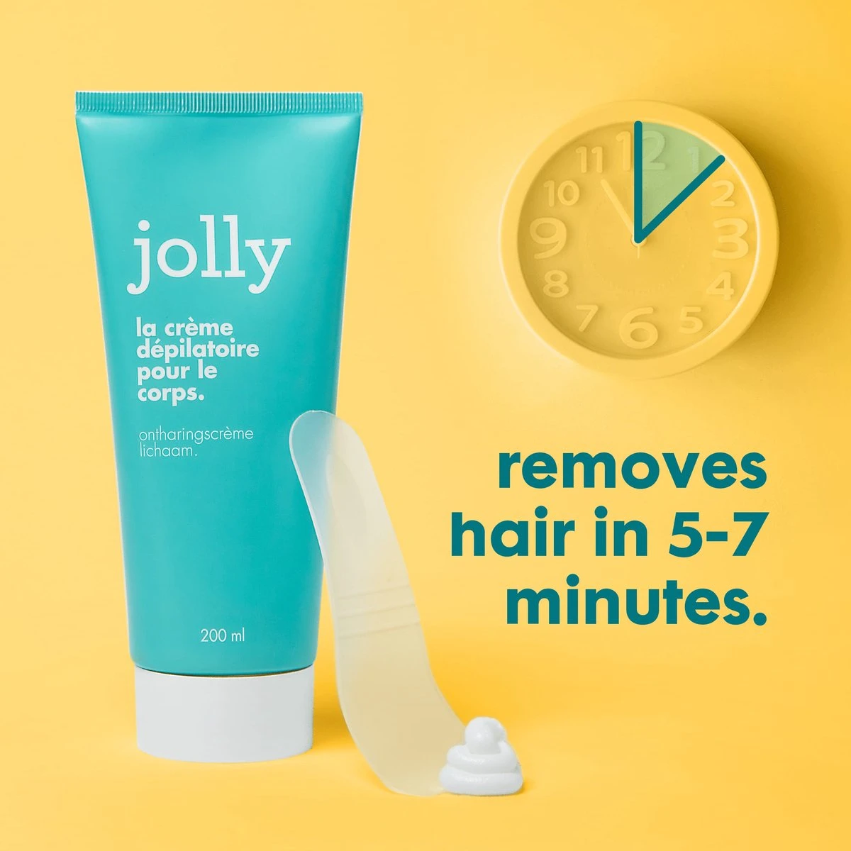 Jolly - Lichaamsontharingscrème - Voordeelverpakking 4 X 200 Ml 5 Jolly - Lichaamsontharingscrème - Voordeelverpakking 4 X 200 Ml - Afbeelding 3