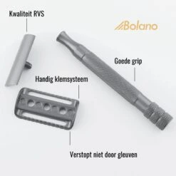 Bolano® Safety Razor Set Mat Zwart + 30 Double Edge Scheermesjes + Houder- Klassiek Scheermes Voor Mannen En Vrouwen - D663 19 Bolano® Safety Razor Set Mat Zwart + 30 Double Edge Scheermesjes + Houder- Klassiek Scheermes Voor Mannen En Vrouwen - D663 -Lichaamsverzorging Winkel 1200x1200 997