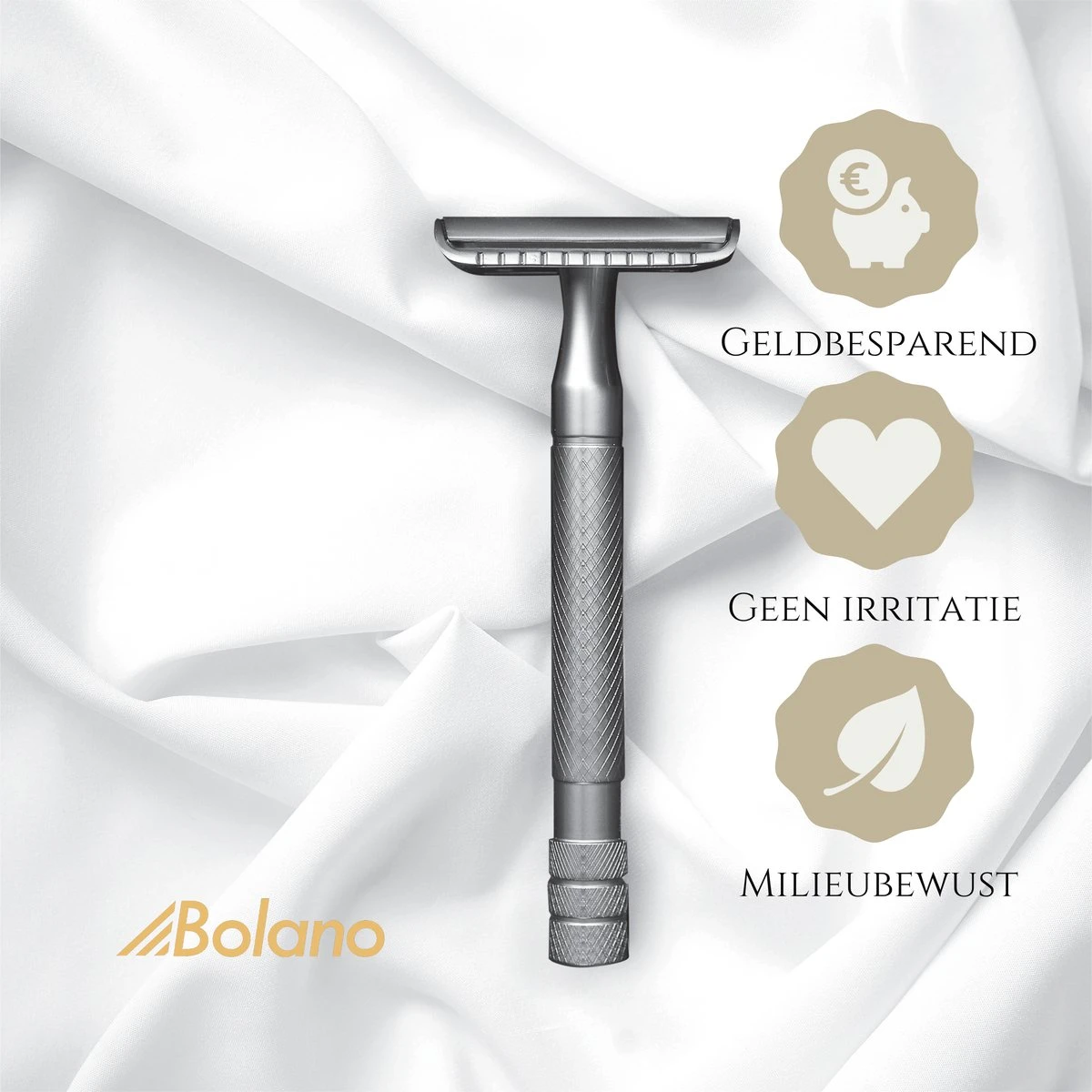 Bolano® Safety Razor Set Mat Zwart + 30 Double Edge Scheermesjes + Houder- Klassiek Scheermes Voor Mannen En Vrouwen - D663 8 Bolano® Safety Razor Set Mat Zwart + 30 Double Edge Scheermesjes + Houder- Klassiek Scheermes Voor Mannen En Vrouwen - D663 - Afbeelding 6
