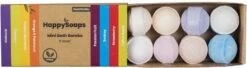 HappySoaps Mini Bath Bombs - Tropical Fruits - 8 Bruisballen In Verschillende Tropische Geuren - 100% Plasticvrij, Vegan & Natuurlijk 19 HappySoaps Mini Bath Bombs - Tropical Fruits - 8 Bruisballen In Verschillende Tropische Geuren - 100% Plasticvrij, Vegan & Natuurlijk -Lichaamsverzorging Winkel 1200x331