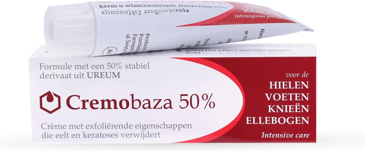Cremobaza 50% Ureumcrème - Bodycrème Met Exfoliërende Eigenschappen Die Keratoses Verwijdert - 30g 6 Cremobaza 50% Ureumcrème - Bodycrème Met Exfoliërende Eigenschappen Die Keratoses Verwijdert - 30g - Afbeelding 4
