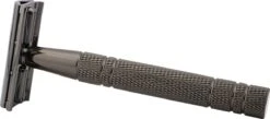 Safety Razor Scheermes + 20 Scheermesjes - Aluminium - Antraciet - Double Blade -Lichaamsverzorging Winkel 1200x530 1