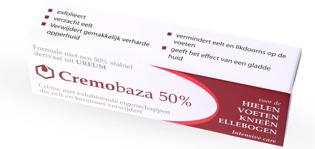 Cremobaza 50% Ureumcrème - Bodycrème Met Exfoliërende Eigenschappen Die Keratoses Verwijdert - 30g 7 Cremobaza 50% Ureumcrème - Bodycrème Met Exfoliërende Eigenschappen Die Keratoses Verwijdert - 30g - Afbeelding 5